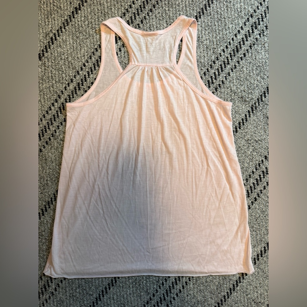 Do No Harm Pink Graphic Racerback Tank Top - Pale Pink/ Grey - Picture 2 of 3